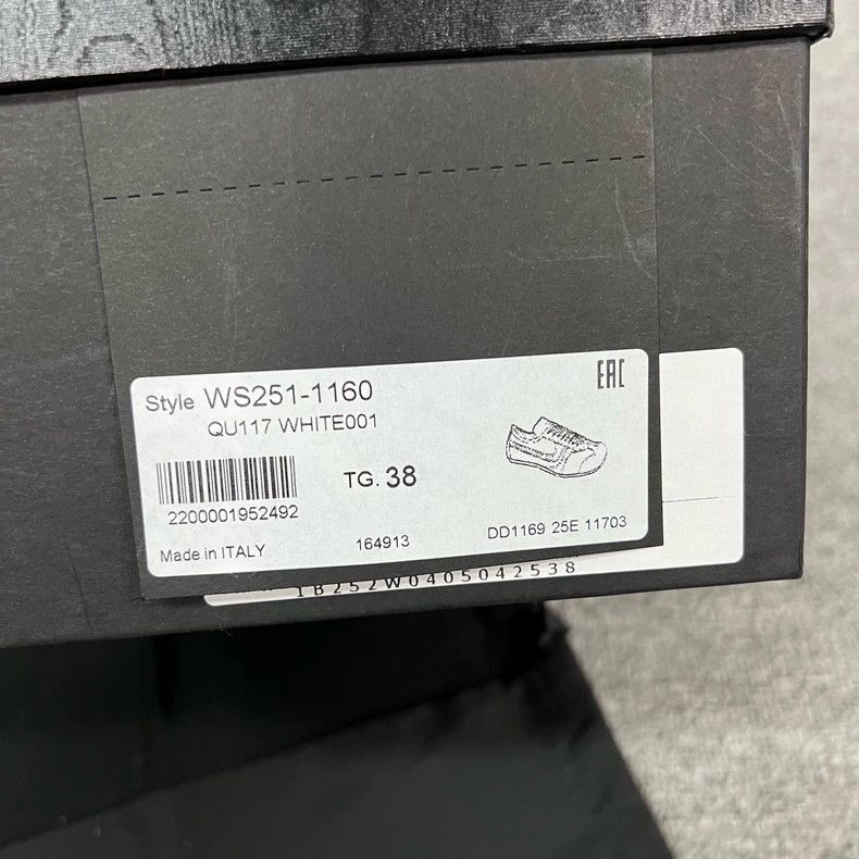 Dries Van Noten dries van noten gray white suede training shoes Size US 6 / EU 39 - 6 Thumbnail