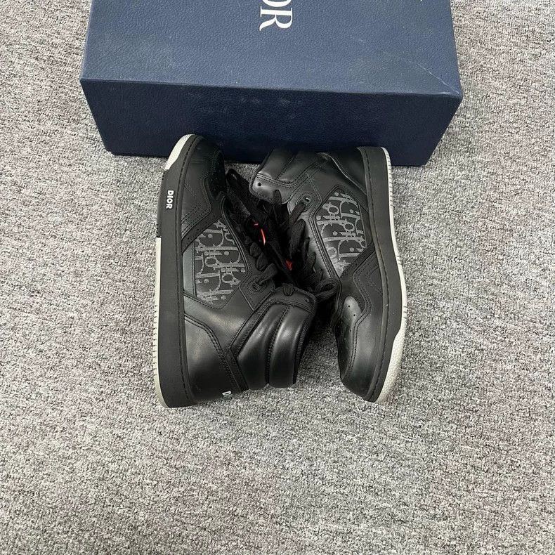 Dior dior high-top black sneakers with logo Size US 10 / EU 43 - 4 Thumbnail