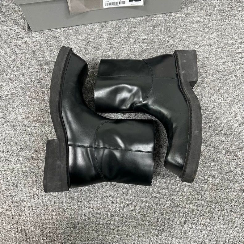 Balenciaga classic black square toe riding boots Size US 8 / EU 41 - 4 Thumbnail