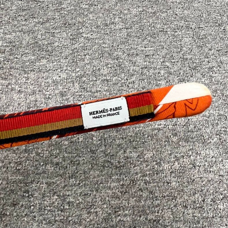 Hermes hermes orange headband hair accessory Size ONE SIZE - 3 Thumbnail