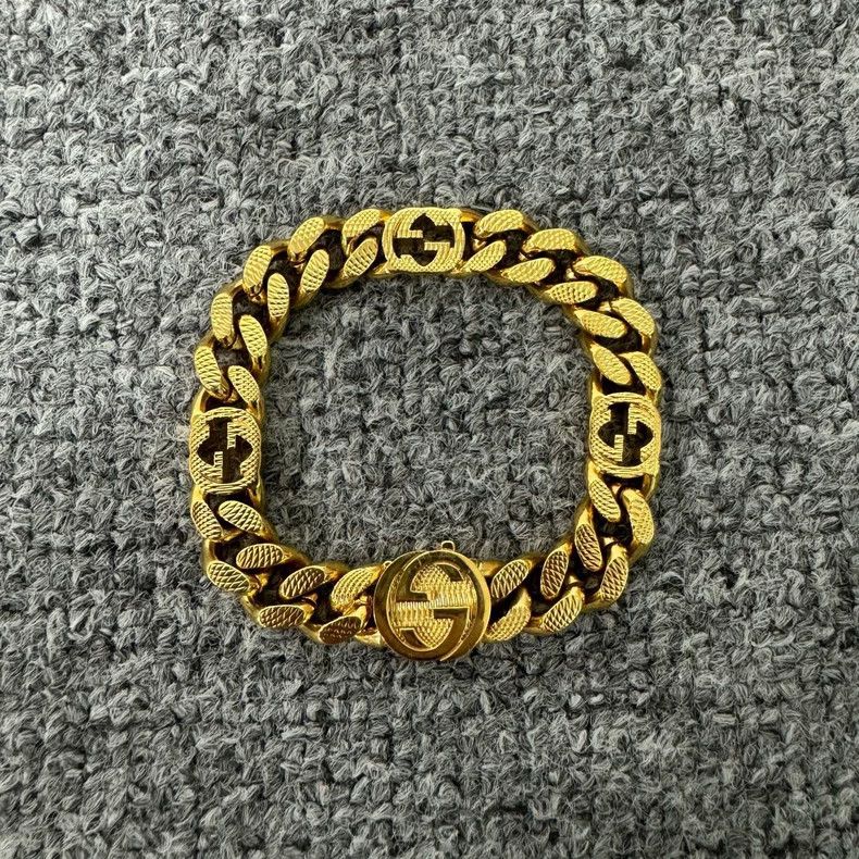 Gucci gucci double g gold bracelet for men Size ONE SIZE - 2 Thumbnail