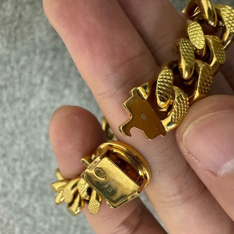 Gucci gucci double g gold bracelet for men Size ONE SIZE - 5 Thumbnail
