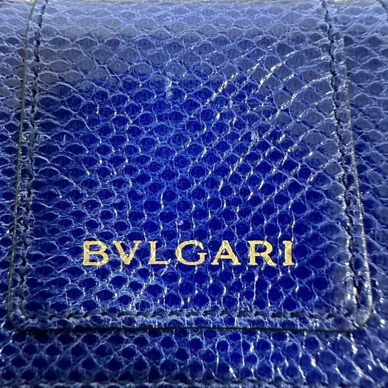 Bvlgari Bvlgari Serpent Head Blue Leather Bag Size ONE SIZE - 5 Thumbnail