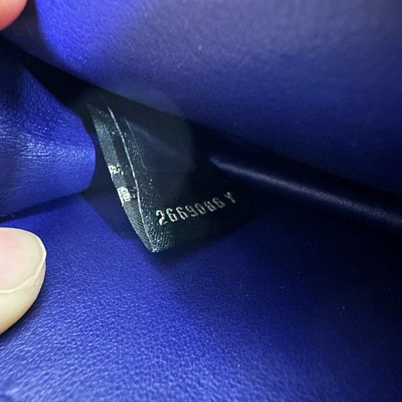 Bvlgari Bvlgari Serpent Head Blue Leather Bag Size ONE SIZE - 8 Thumbnail