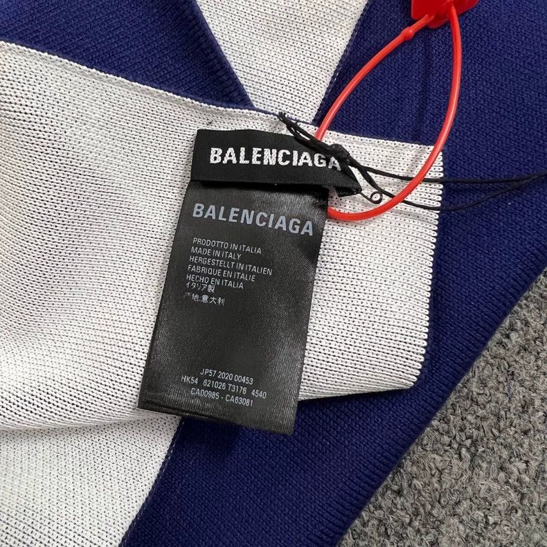 Balenciaga balenciaga wave logo double-sided scarf Size ONE SIZE - 5 Thumbnail