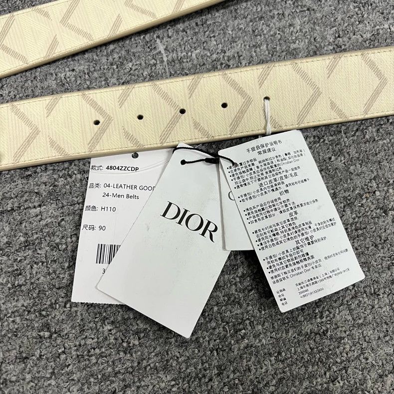 Dior Dior Reversible Pattern Belt with Tags Size ONE SIZE - 3 Thumbnail