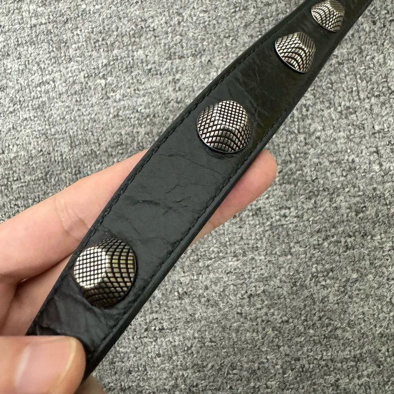 Balenciaga balenciaga le cagole studded leather belt Size ONE SIZE - 5 Thumbnail