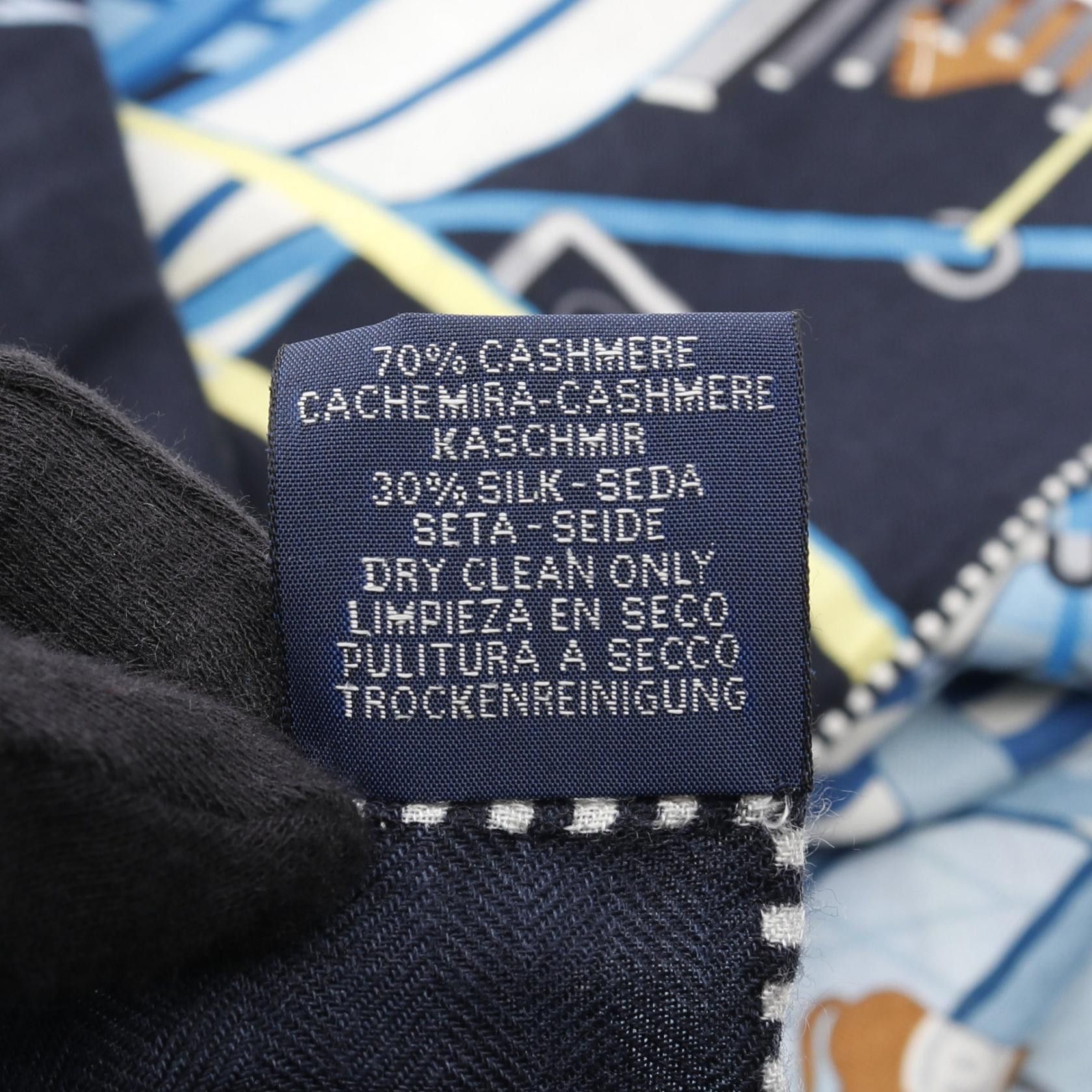 Hermes Hermes Hermes Carre 140 HORSE CLUB Silk Cashmere Scarf Others Scarf Size ONE SIZE - 4 Thumbnail
