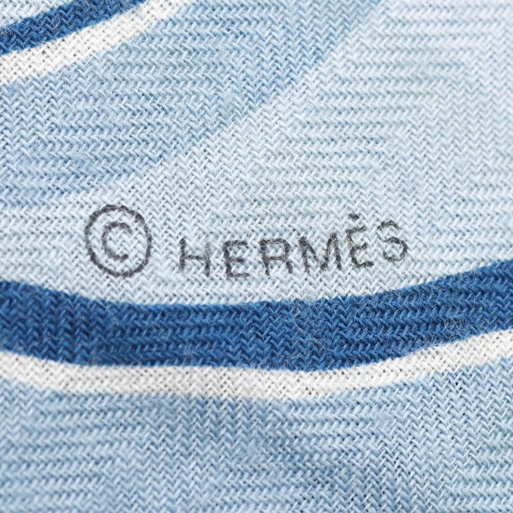 Hermes Hermes Hermes Carre 140 HORSE CLUB Silk Cashmere Scarf Others Scarf Size ONE SIZE - 2 Thumbnail