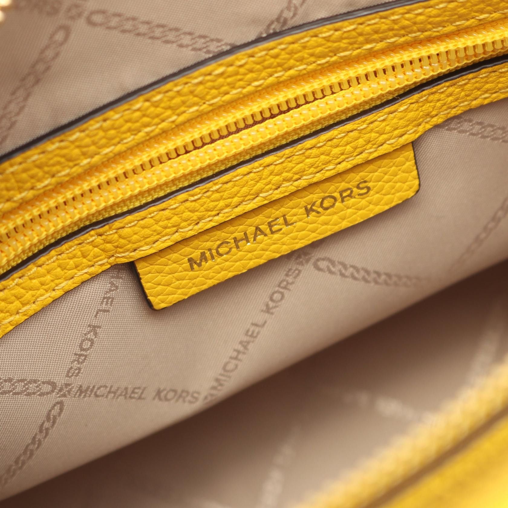 Michael Kors Michael Kors Michael Kors MERCER Leather Satchel Leather Handbag 30S9GM9S1L Size ONE SIZE - 4 Thumbnail