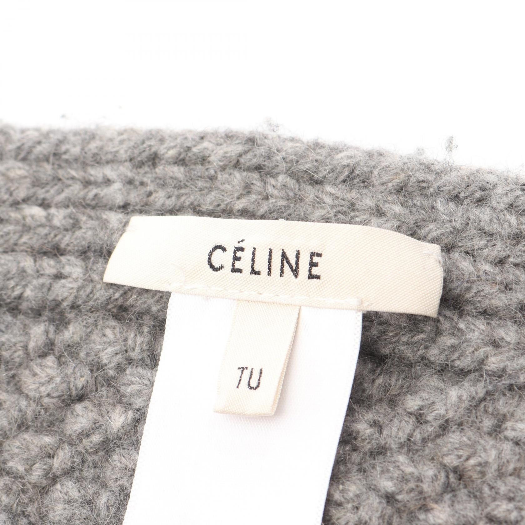 Celine Celine Celine Scarf Cashmere/Mohair Scarf Natural Material Scarf Size ONE SIZE - 2 Thumbnail