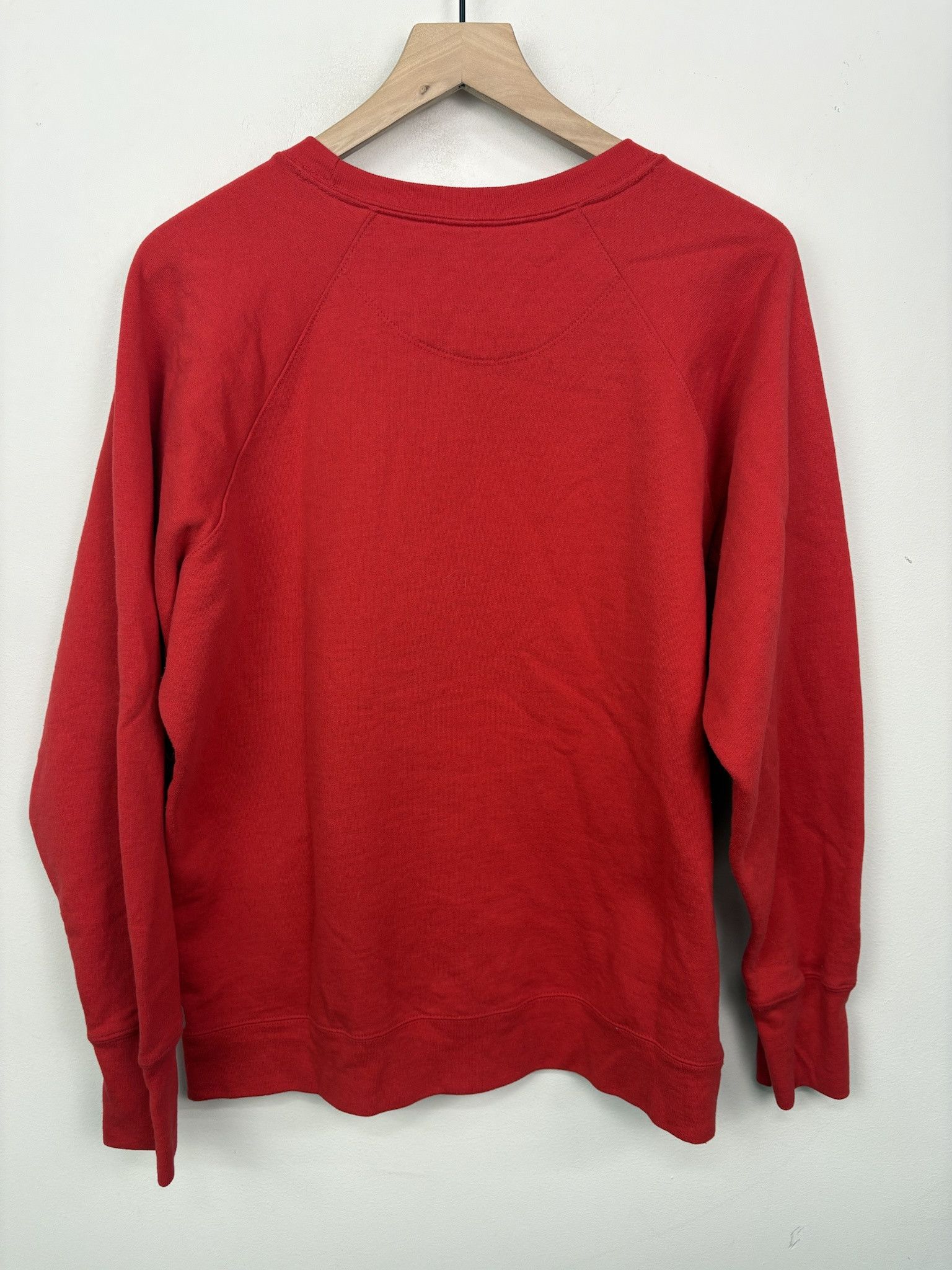 Vintage Vintage 90's Champion Blank Red Pullover Crewneck Size XL Size US XL / EU 56 / 4 - 3 Thumbnail