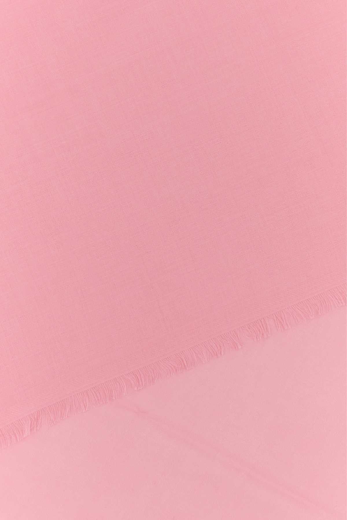 Alexander McQueen Pink Wool Blend Foulard Size ONE SIZE - 2 Thumbnail