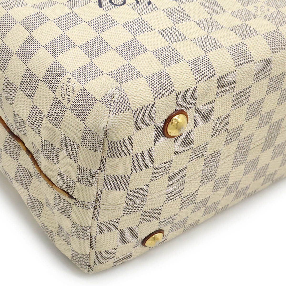 Louis Vuitton Louis Vuitton Louis Vuitton Cabas MM Damier Azur 2way tote bag Canvas Shoulder Bag N41375 DUTY FREE for USA Size ONE SIZE - 3 Thumbnail
