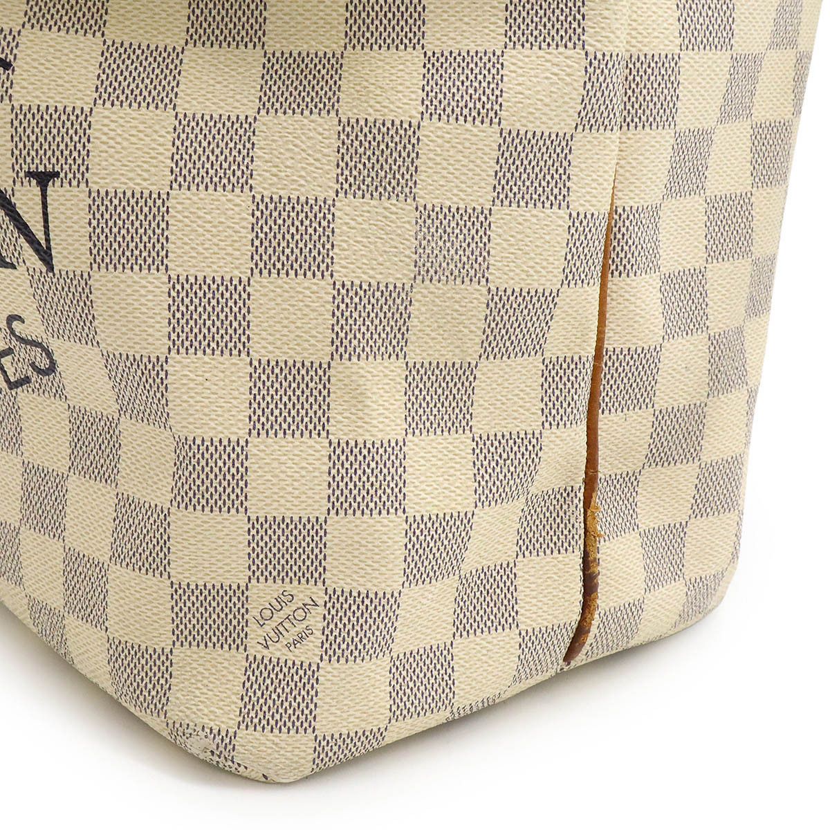Louis Vuitton Louis Vuitton Louis Vuitton Cabas MM Damier Azur 2way tote bag Canvas Shoulder Bag N41375 DUTY FREE for USA Size ONE SIZE - 9 Thumbnail