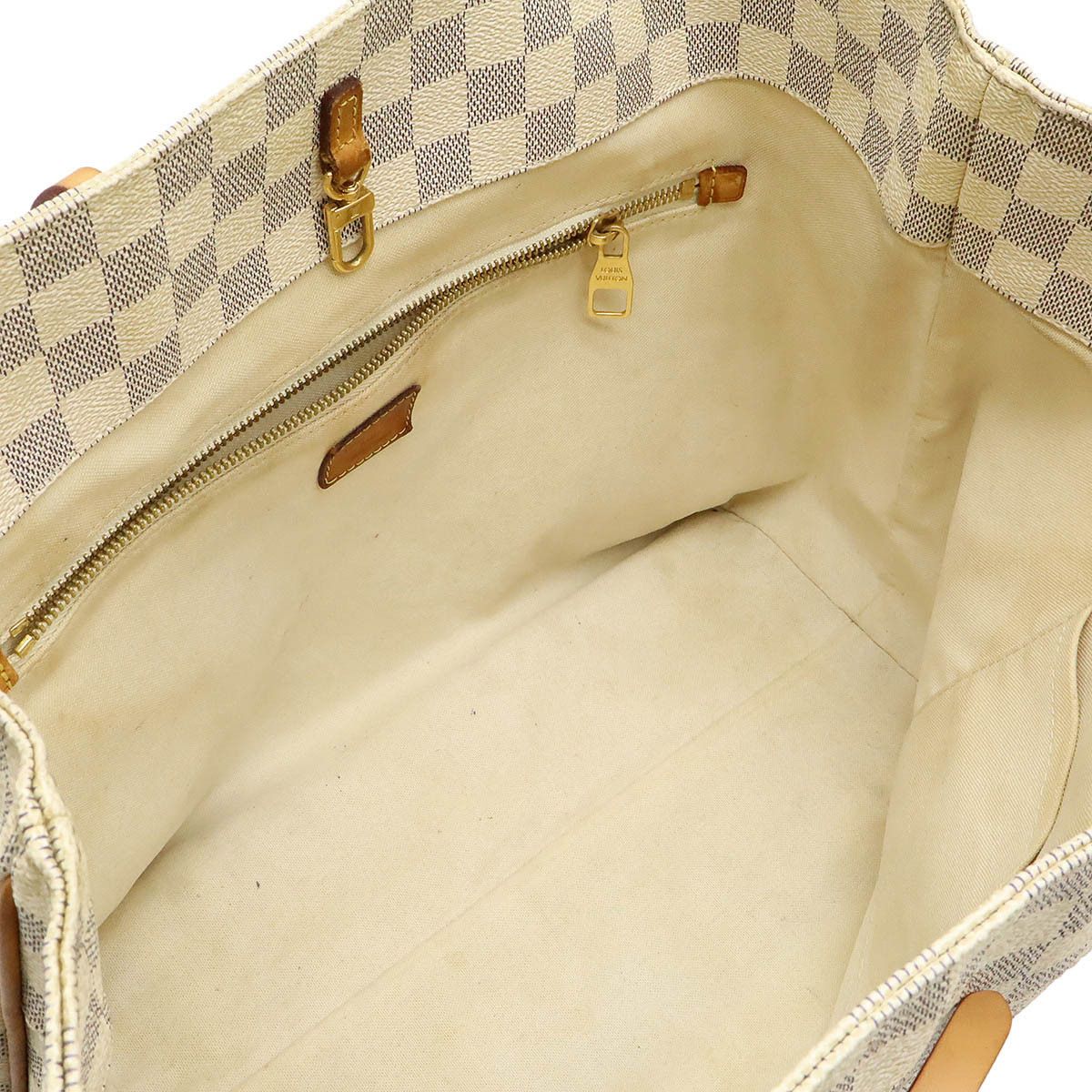 Louis Vuitton Louis Vuitton Louis Vuitton Cabas MM Damier Azur 2way tote bag Canvas Shoulder Bag N41375 DUTY FREE for USA Size ONE SIZE - 6 Thumbnail