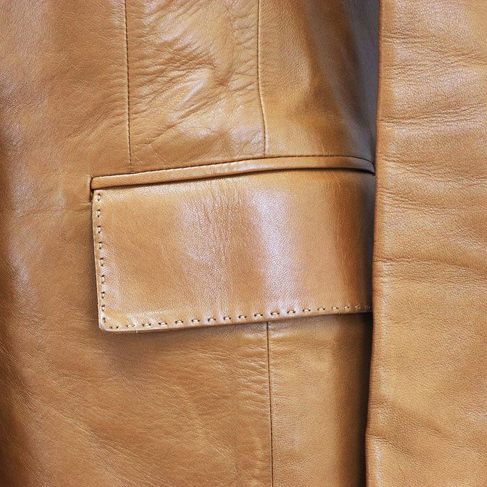 Gucci Gucci Gucci 2B Tailored Genuine Leather Jacket Leather Outerwear Size ONE SIZE - 15 Thumbnail