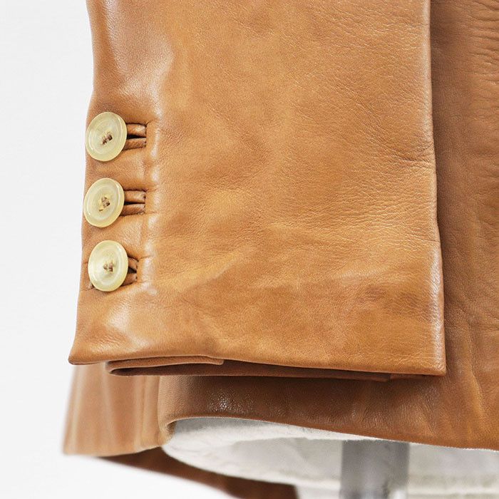 Gucci Gucci Gucci 2B Tailored Genuine Leather Jacket Leather Outerwear Size ONE SIZE - 5 Thumbnail