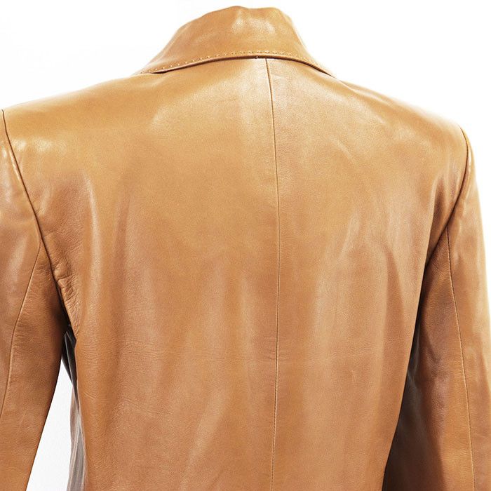 Gucci Gucci Gucci 2B Tailored Genuine Leather Jacket Leather Outerwear Size ONE SIZE - 17 Thumbnail