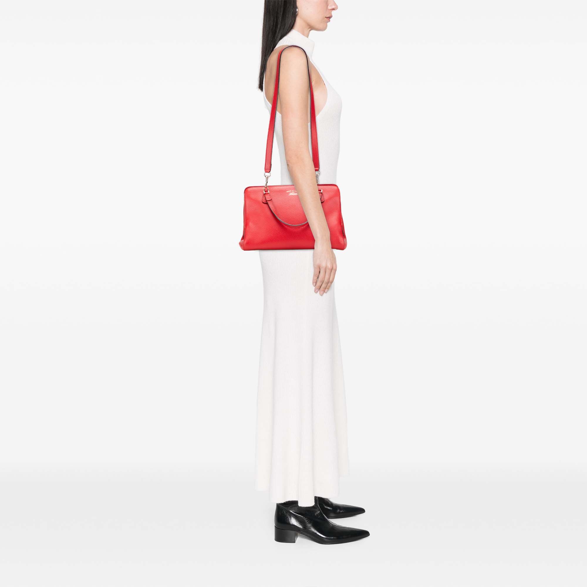 Gucci Gucci Calfskin Swing Top Handle Satchel Size ONE SIZE - 13 Thumbnail