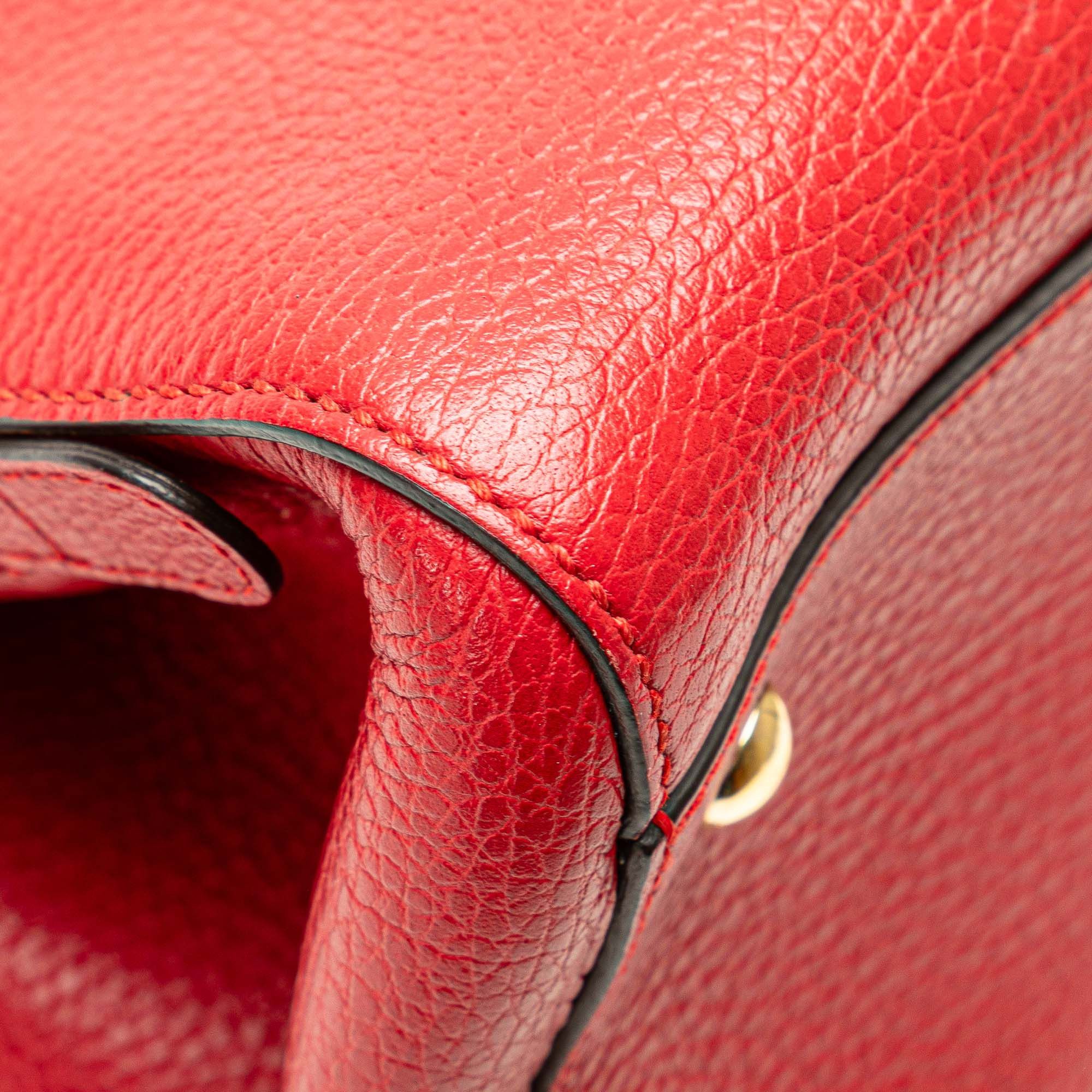 Gucci Gucci Calfskin Swing Top Handle Satchel Size ONE SIZE - 9 Thumbnail