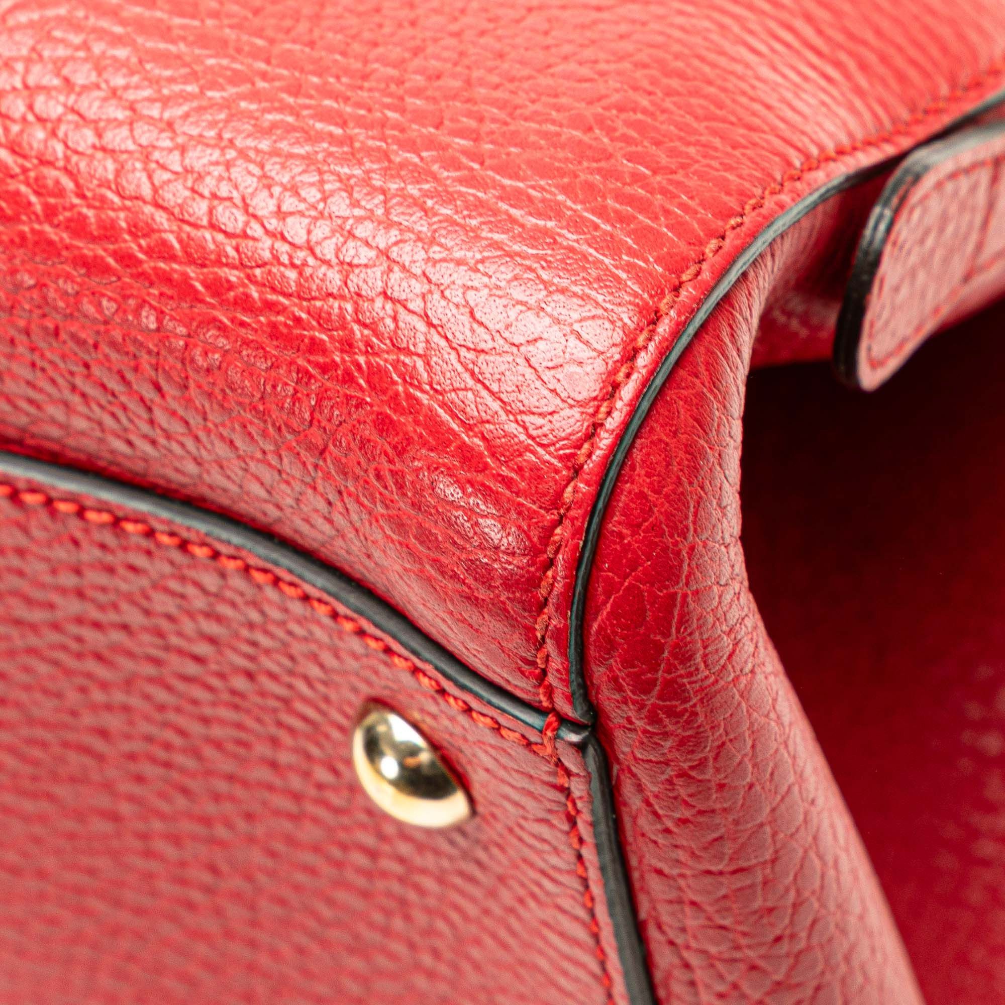 Gucci Gucci Calfskin Swing Top Handle Satchel Size ONE SIZE - 8 Thumbnail