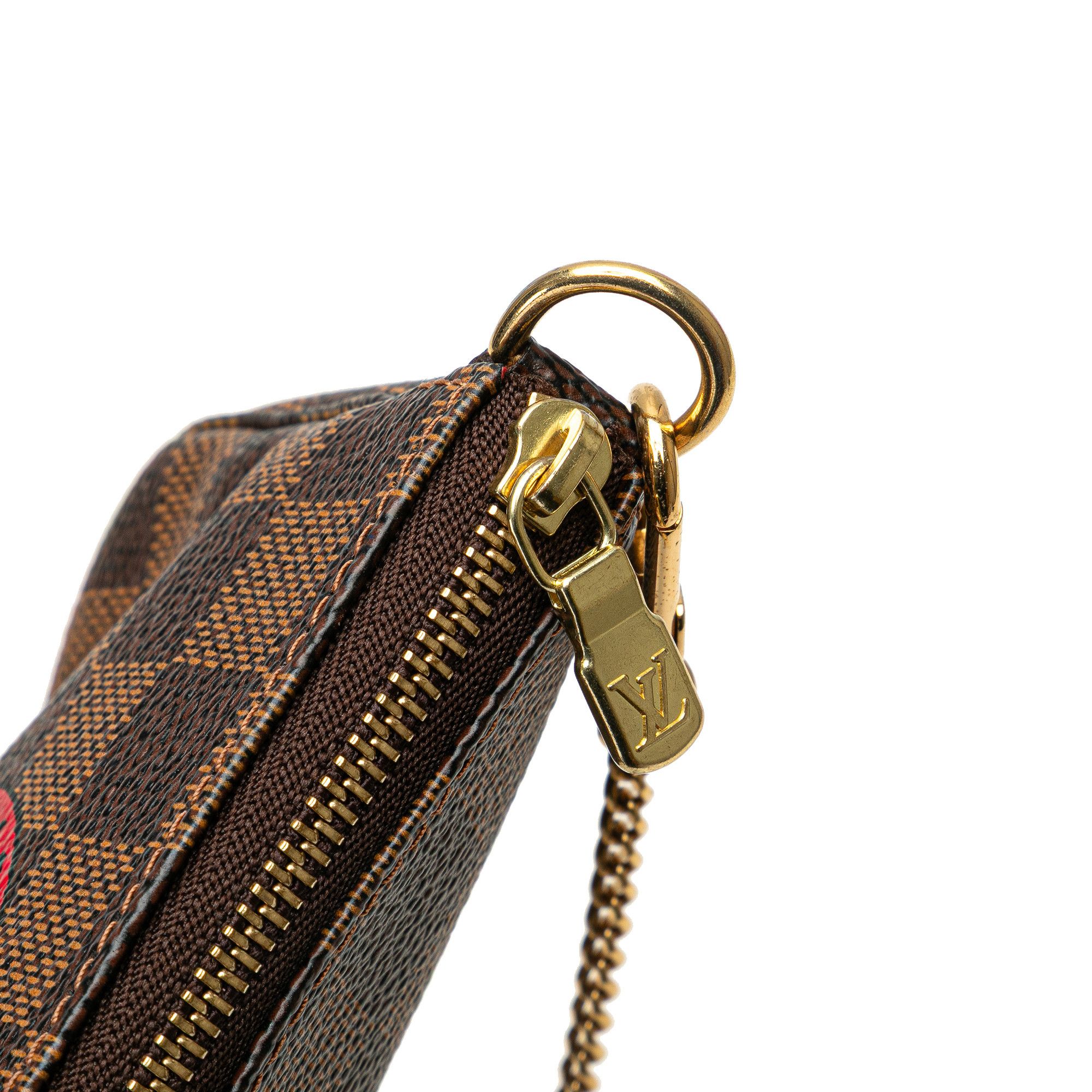 Louis Vuitton Louis Vuitton Damier Ebene Trunks and Bags Mini Pochette Accessoires Size ONE SIZE - 7 Thumbnail
