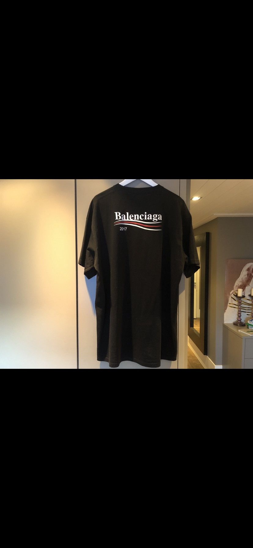Balenciaga Campaign Logo Tee Size US XL / EU 56 / 4 - 2 Thumbnail