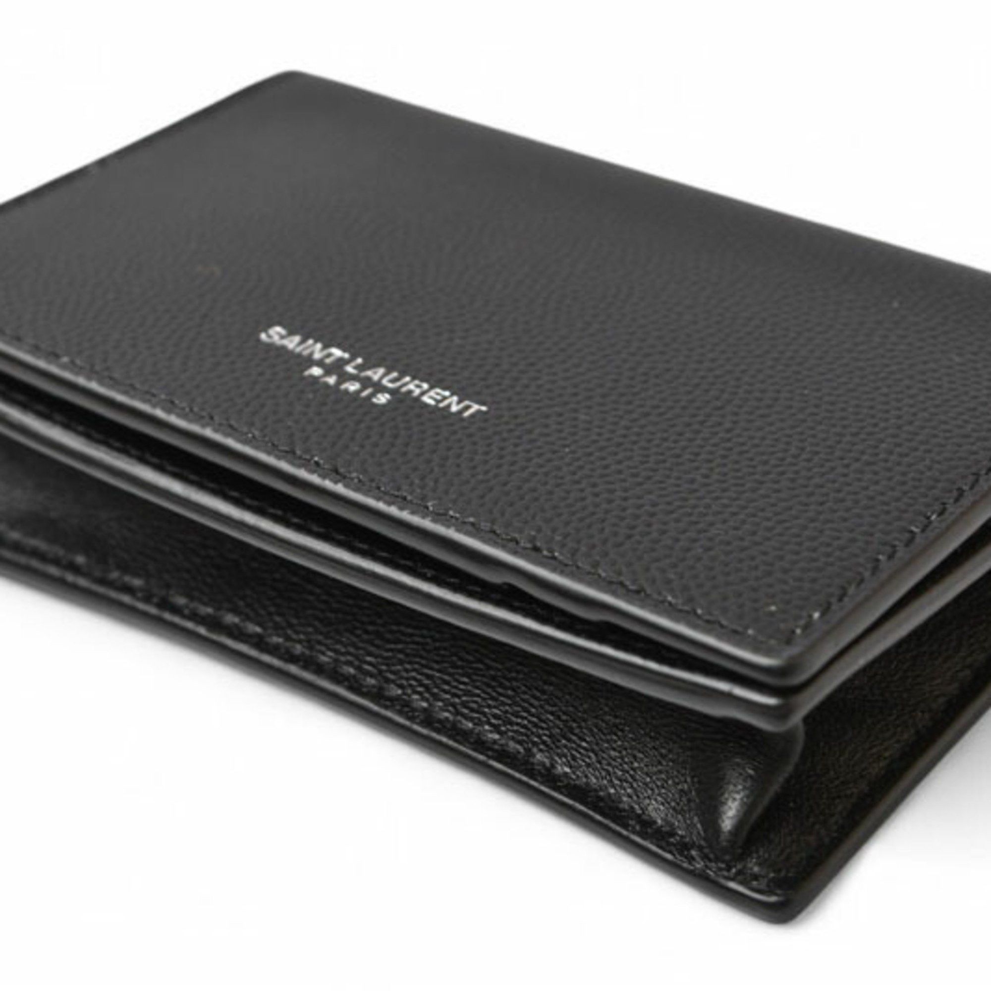 Saint Laurent Paris Saint Laurent Unused Coin Case Card SAINT LAURENT Holder Black 469338 Size ONE SIZE - 5 Thumbnail