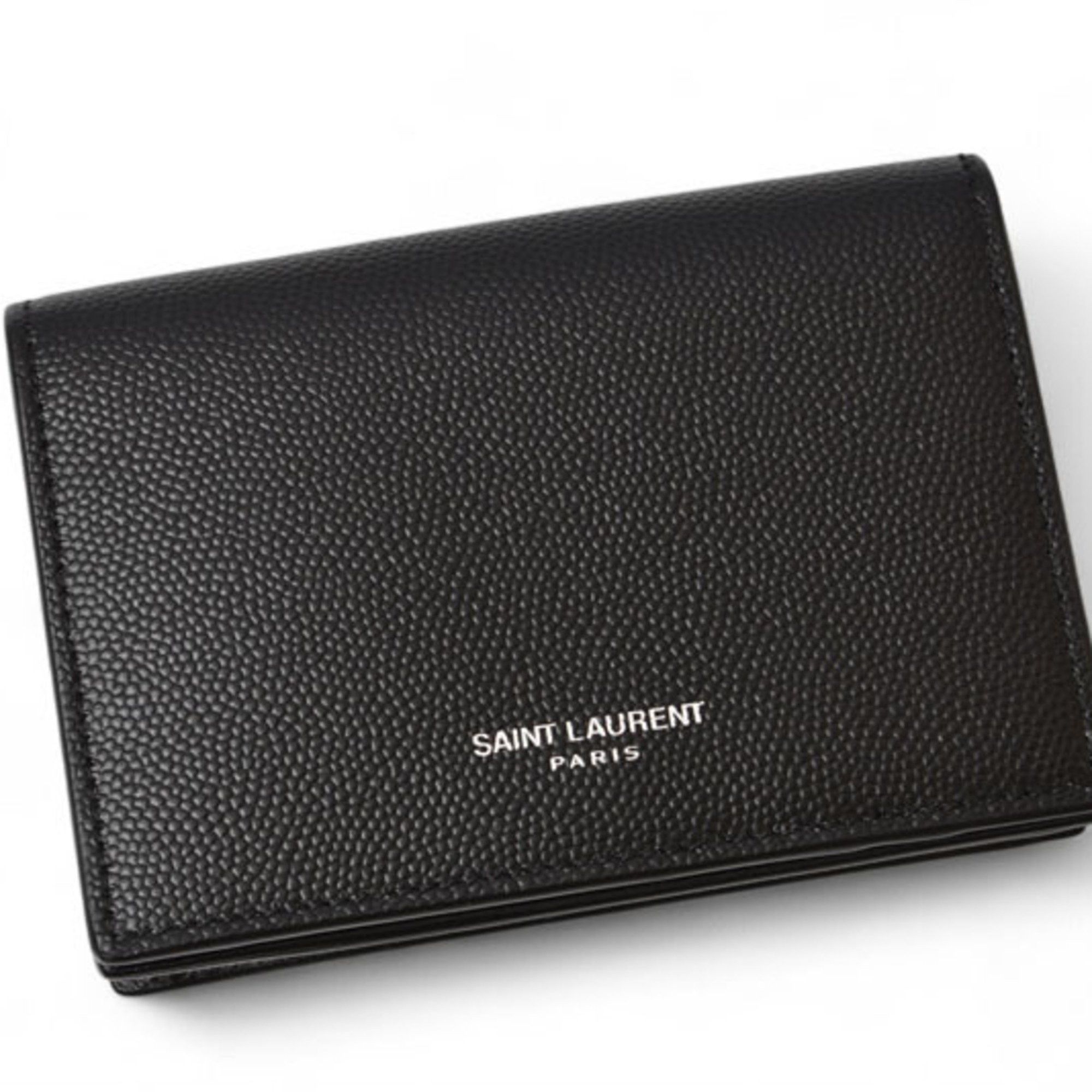 Saint Laurent Paris Saint Laurent Unused Coin Case Card SAINT LAURENT Holder Black 469338 Size ONE SIZE - 2 Thumbnail