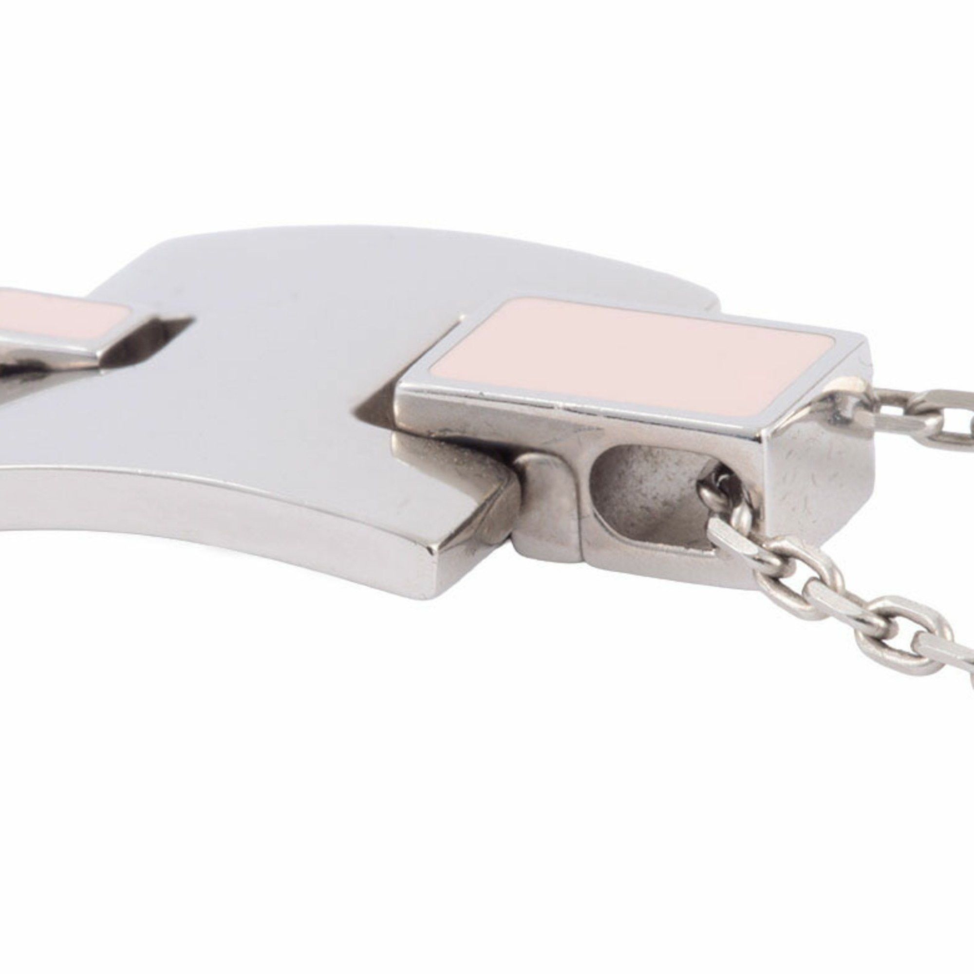 Hermes Hermes Irene Necklace Pendant ST0157 Metal Pink Silver Women's H HERMES Size ONE SIZE - 13 Thumbnail