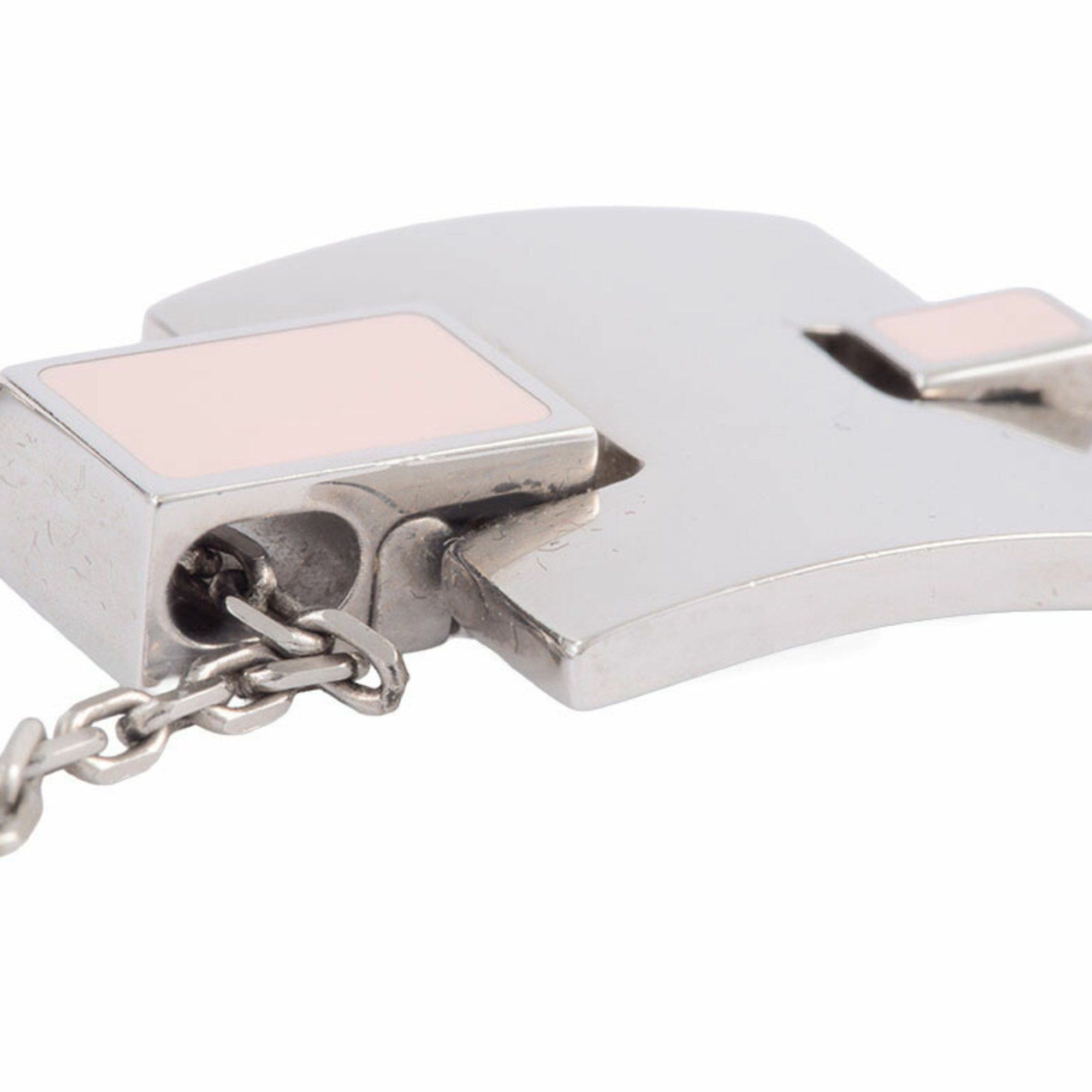 Hermes Hermes Irene Necklace Pendant ST0157 Metal Pink Silver Women's H HERMES Size ONE SIZE - 16 Thumbnail