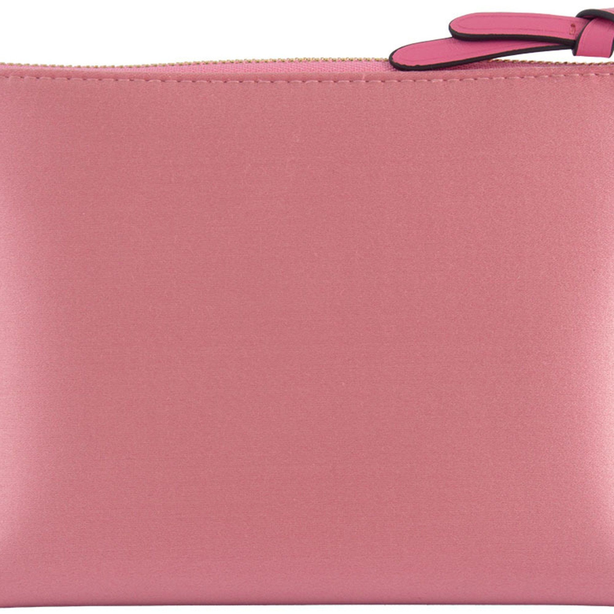 Jimmy Choo Satin Pouch Pink Women's JIMMY CHOO