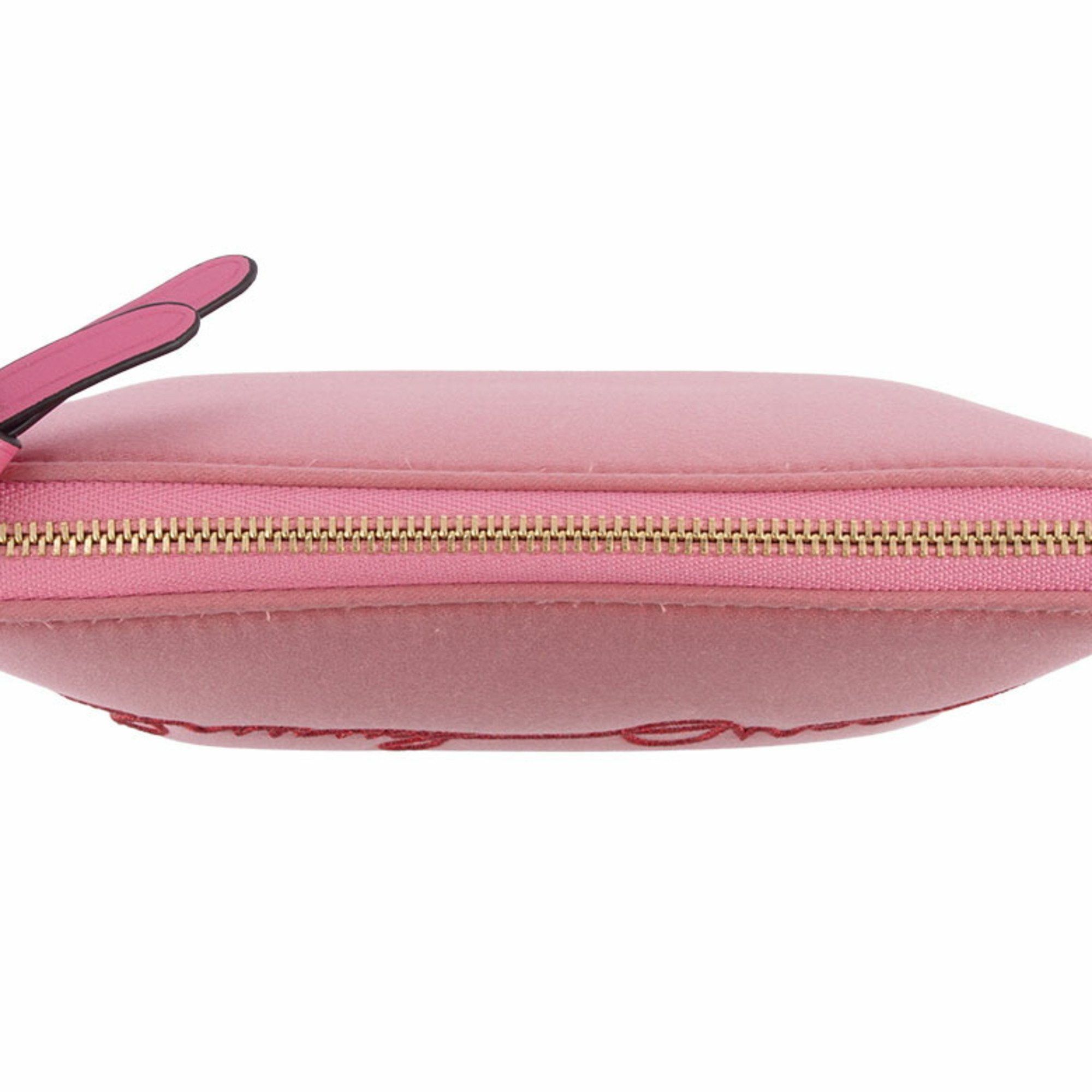 Jimmy Choo Satin Pouch Pink Women's JIMMY CHOO