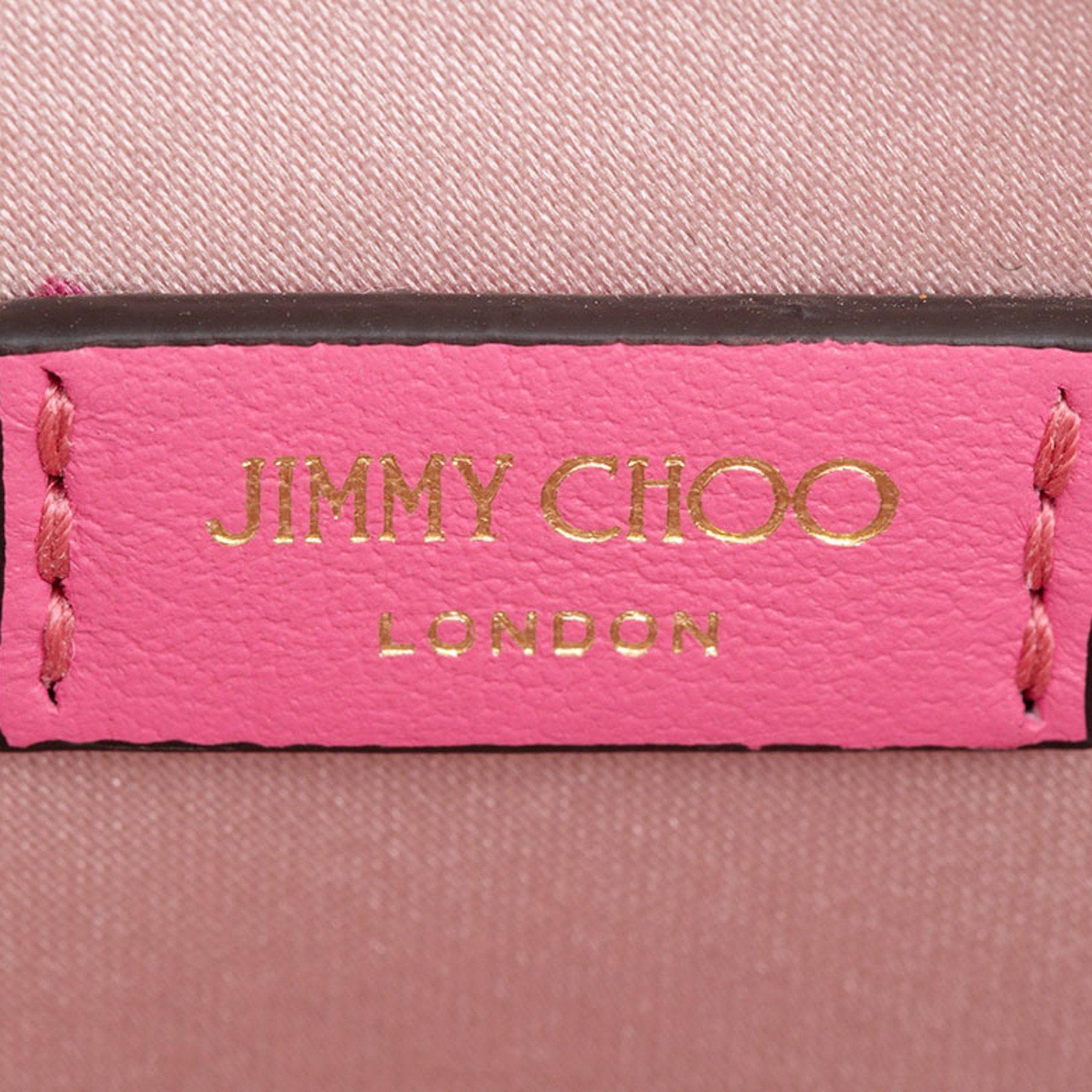Jimmy Choo Satin Pouch Pink Women's JIMMY CHOO