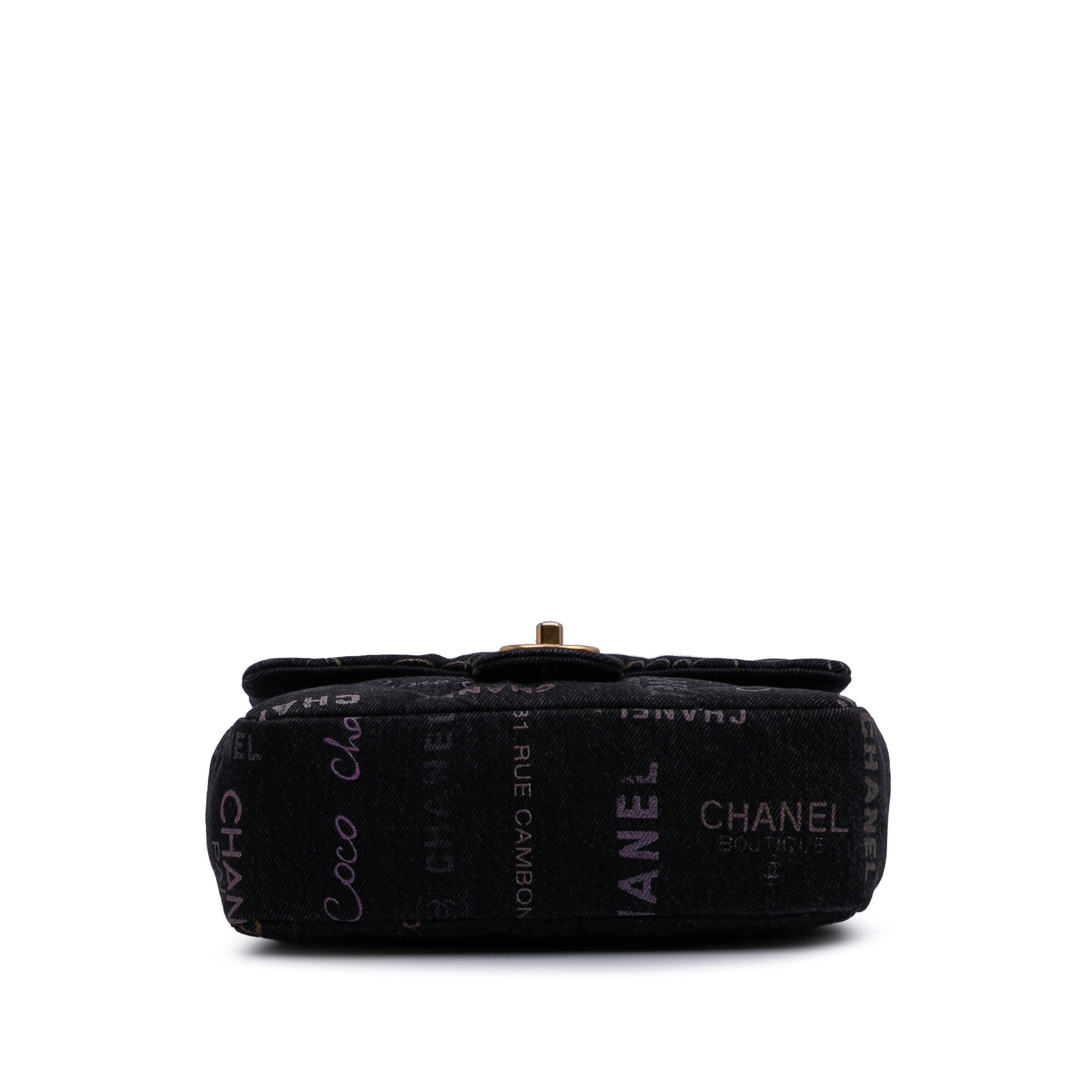 Chanel Chanel Mini Rectangular Quilted Denim Mood Flap Size ONE SIZE - 3 Thumbnail