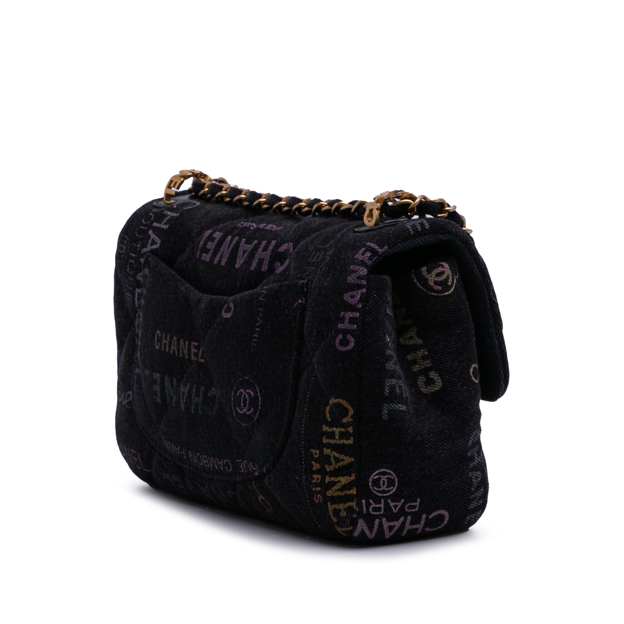 Chanel Chanel Mini Rectangular Quilted Denim Mood Flap Size ONE SIZE - 2 Thumbnail