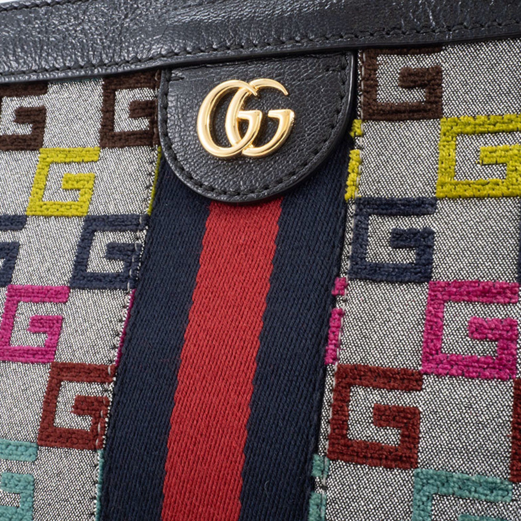 Gucci Gucci Ophidia Small Chain Shoulder Bag 503877 Canvas | Leather Multicolor Women's GUCCI Size ONE SIZE - 17 Thumbnail