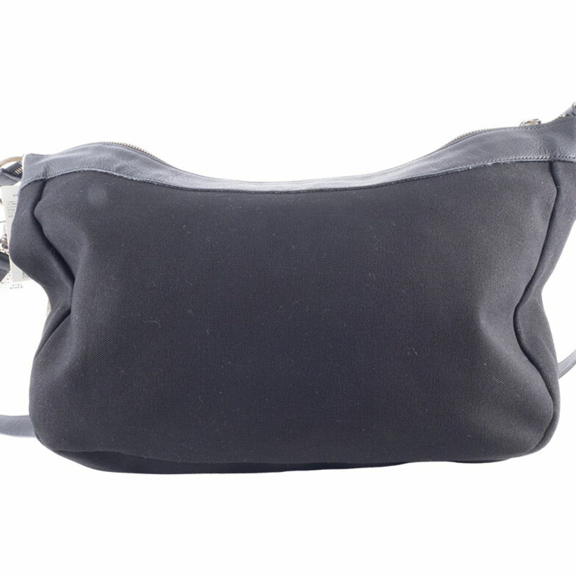 Burberry Burberry Canvas Shoulder Bag Leather Black Women's Blue Label Crossbody BURBERRY Size ONE SIZE - 3 Thumbnail