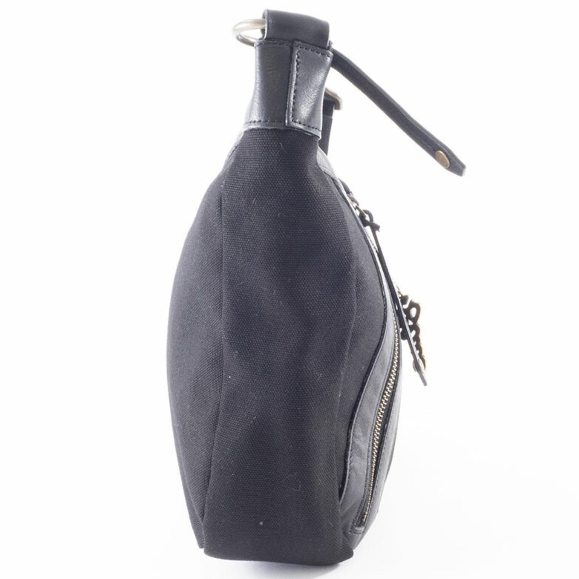 Burberry Burberry Canvas Shoulder Bag Leather Black Women's Blue Label Crossbody BURBERRY Size ONE SIZE - 14 Thumbnail
