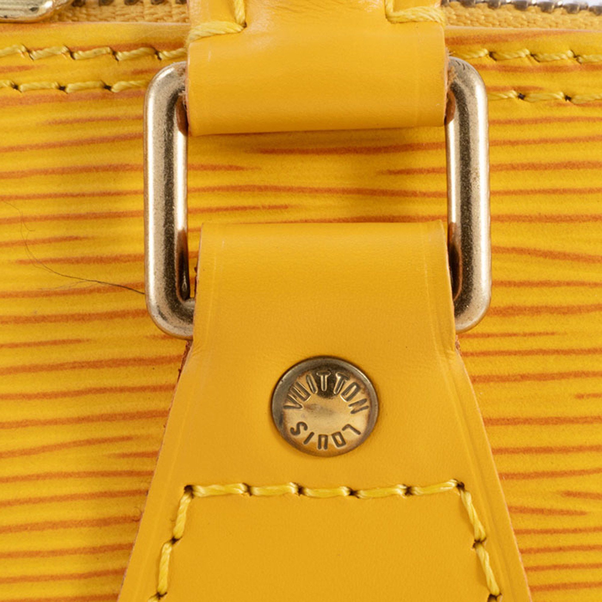 Louis Vuitton Louis Vuitton Alma PM Handbag M52149 Epi Leather Tassili Yellow Women's LOUIS VUITTON Size ONE SIZE - 15 Thumbnail