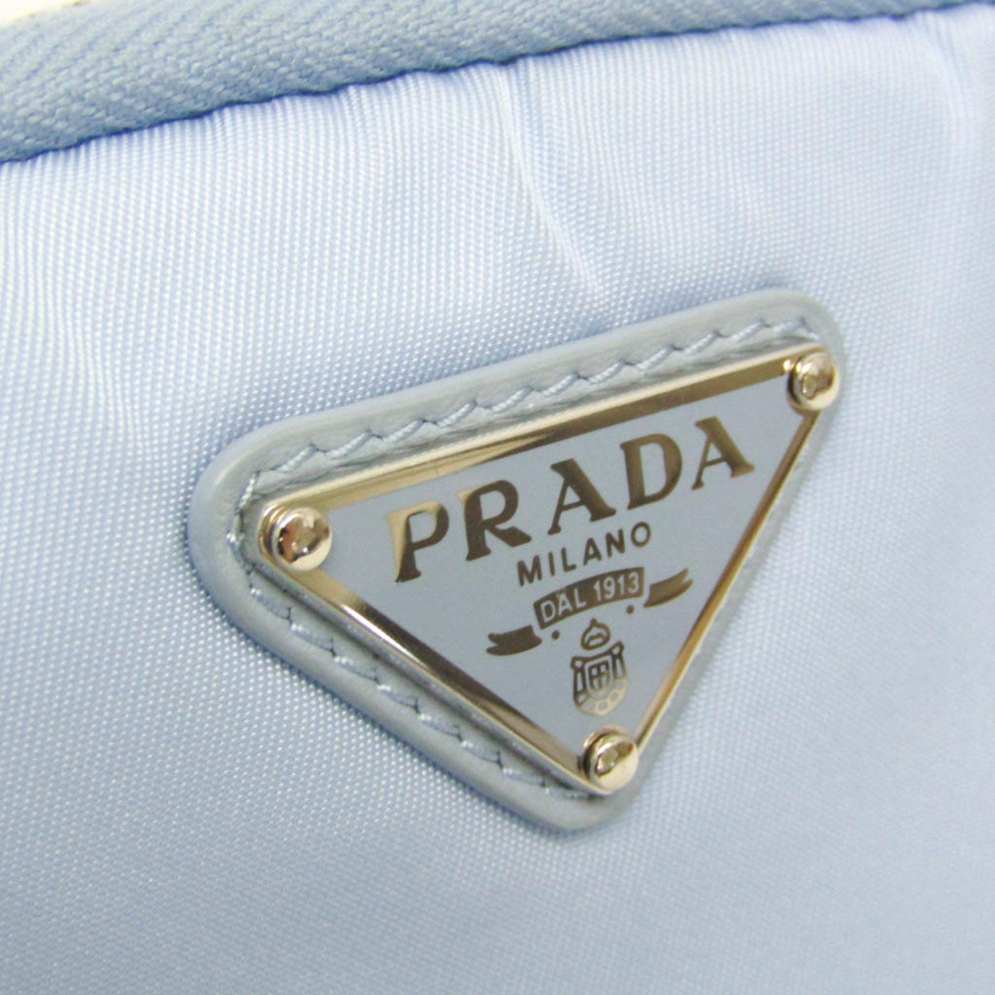 Prada Prada 1ML046 Women,Men Nylon Pouch Blue Size ONE SIZE - 8 Thumbnail
