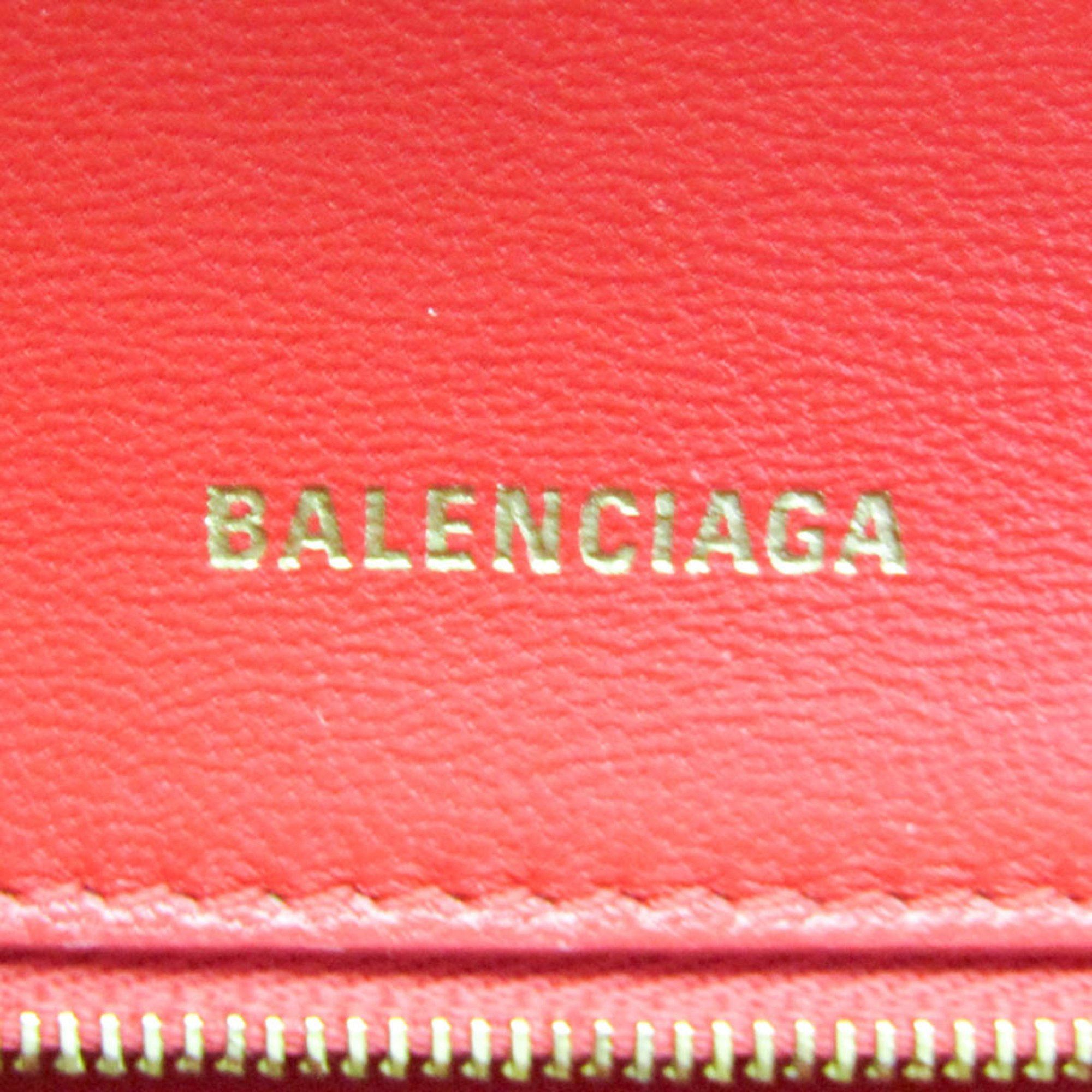 Balenciaga Balenciaga Hour Glass 593546 Women's Leather Handbag,Shoulder Bag Red Color Size ONE SIZE - 15 Thumbnail