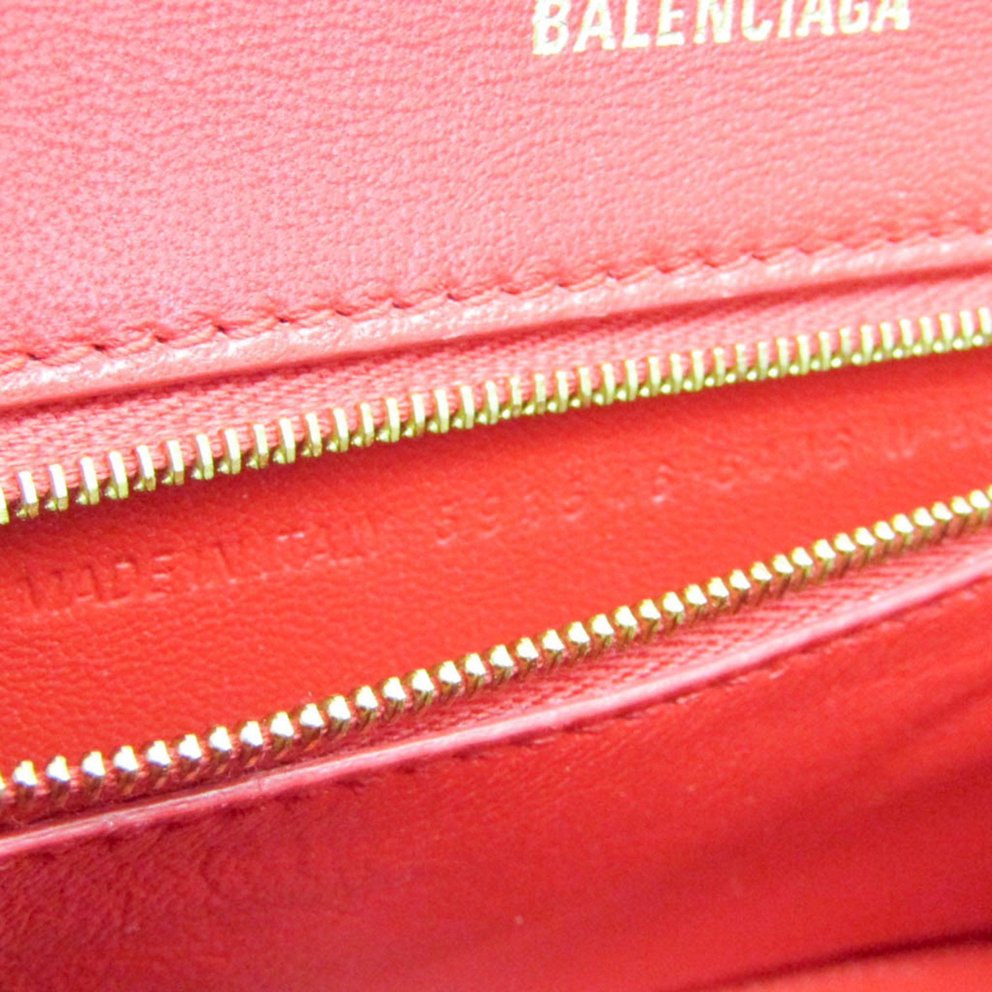 Balenciaga Balenciaga Hour Glass 593546 Women's Leather Handbag,Shoulder Bag Red Color Size ONE SIZE - 16 Thumbnail