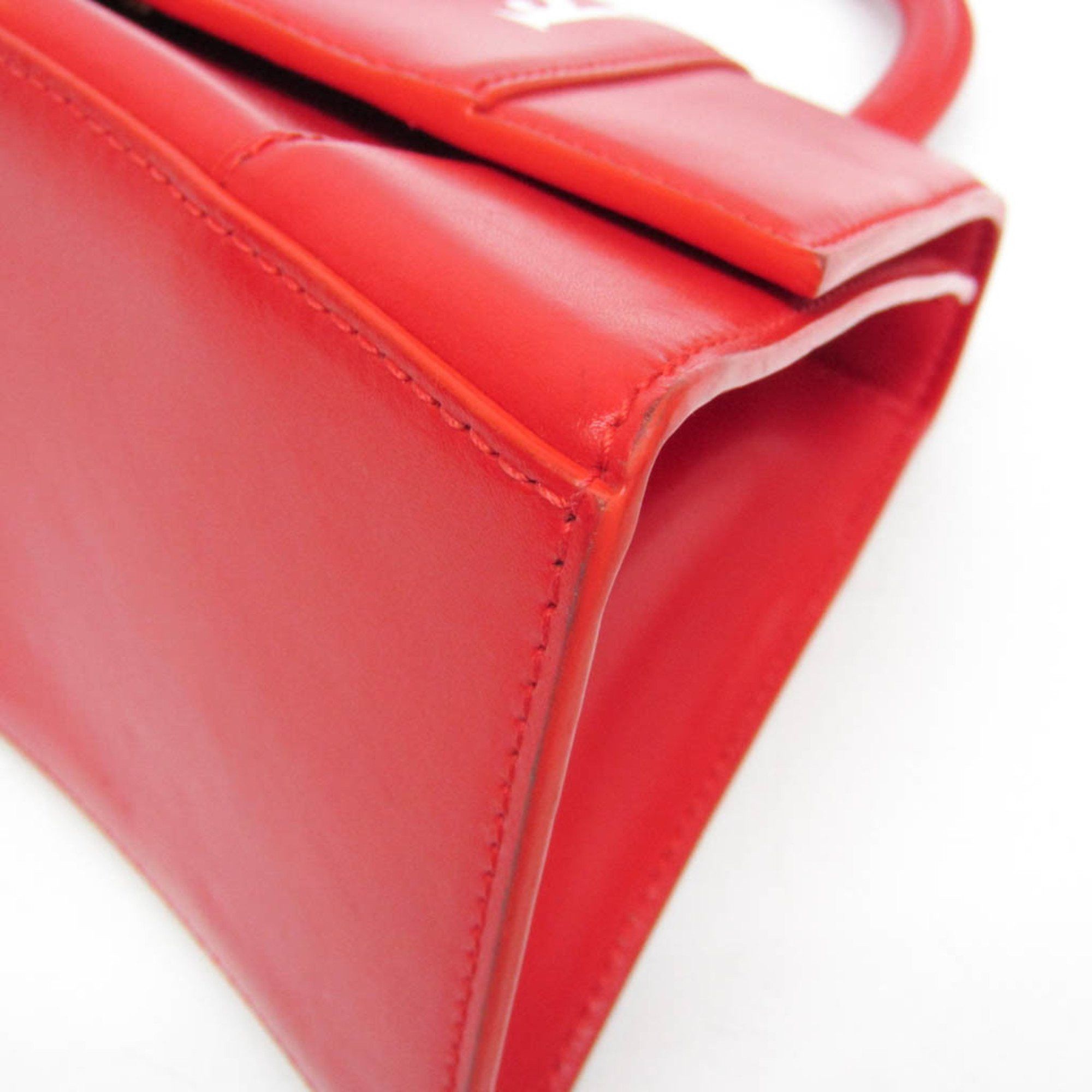 Balenciaga Balenciaga Hour Glass 593546 Women's Leather Handbag,Shoulder Bag Red Color Size ONE SIZE - 5 Thumbnail