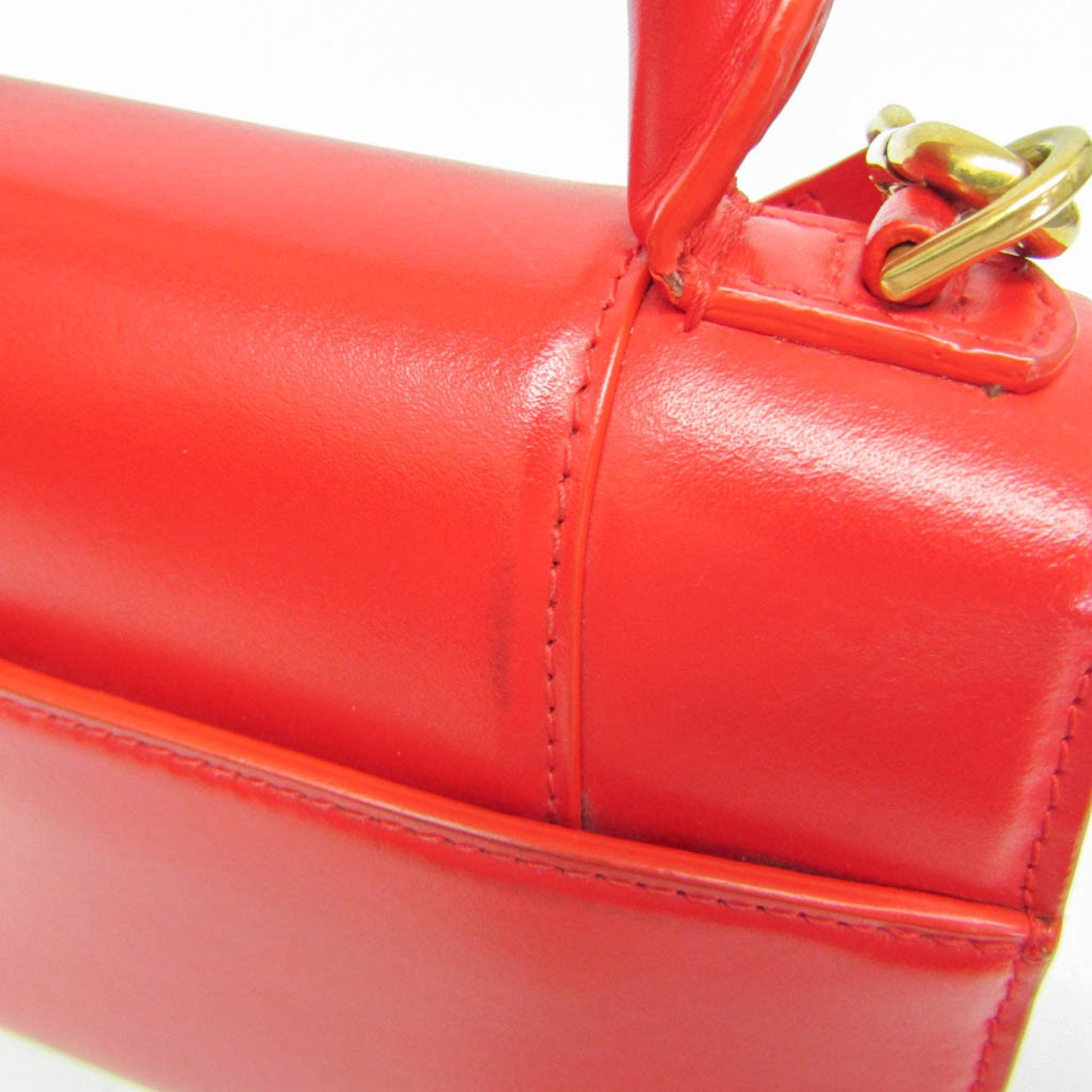 Balenciaga Balenciaga Hour Glass 593546 Women's Leather Handbag,Shoulder Bag Red Color Size ONE SIZE - 4 Thumbnail