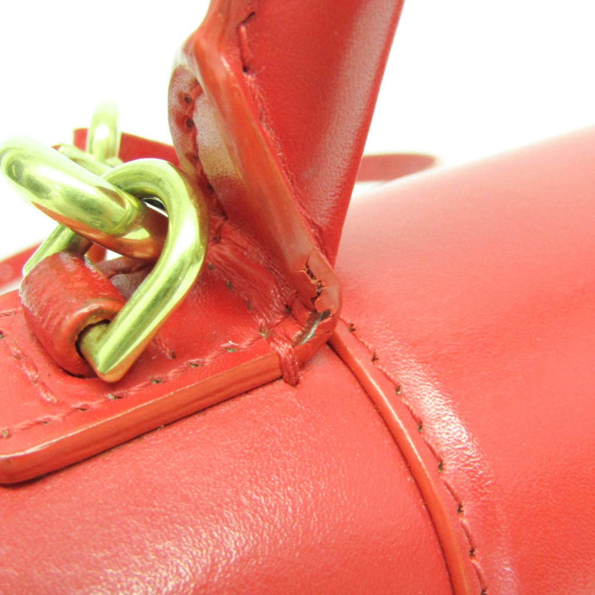 Balenciaga Balenciaga Hour Glass 593546 Women's Leather Handbag,Shoulder Bag Red Color Size ONE SIZE - 7 Thumbnail