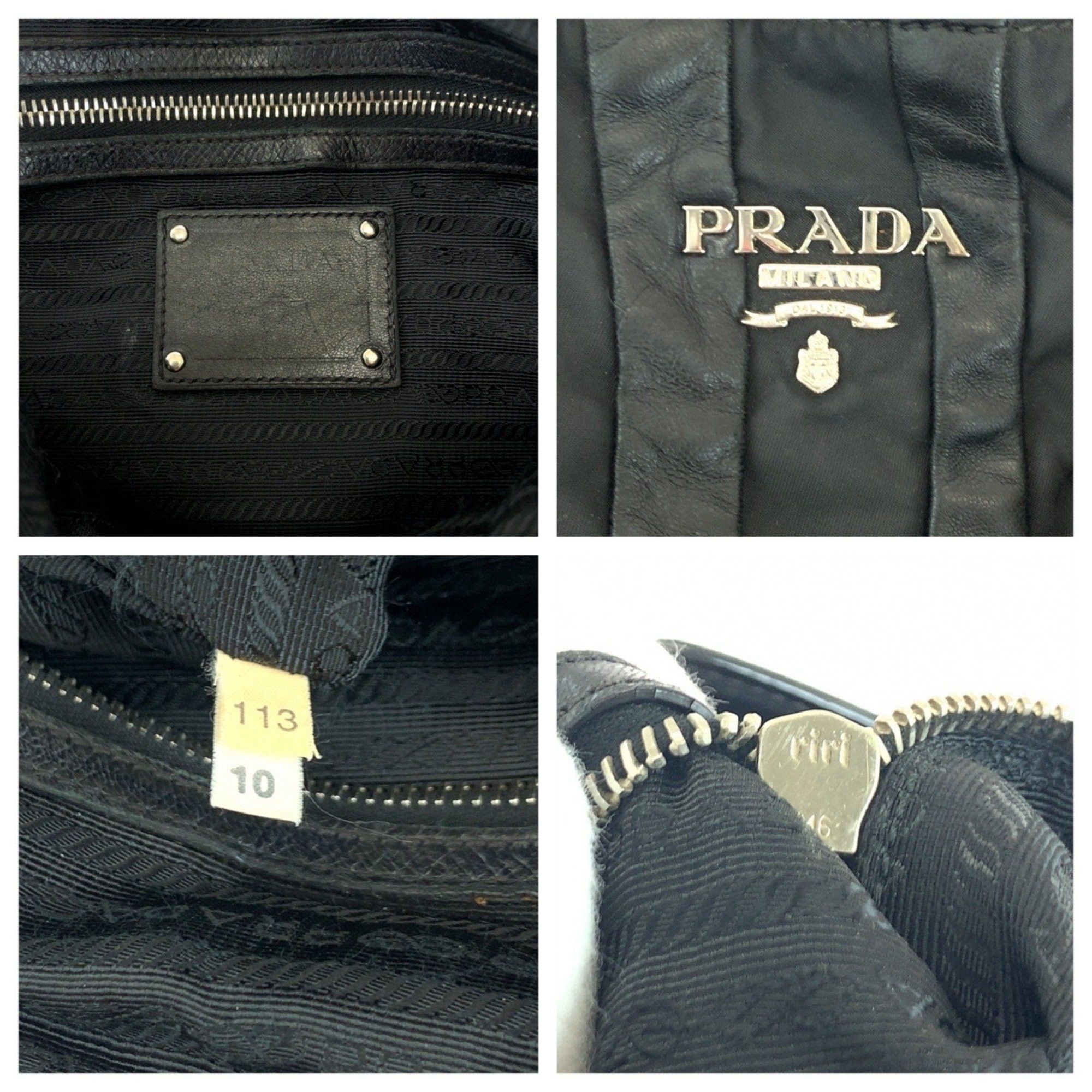Prada Prada Nappa gauffré shoulder Size ONE SIZE - 8 Thumbnail