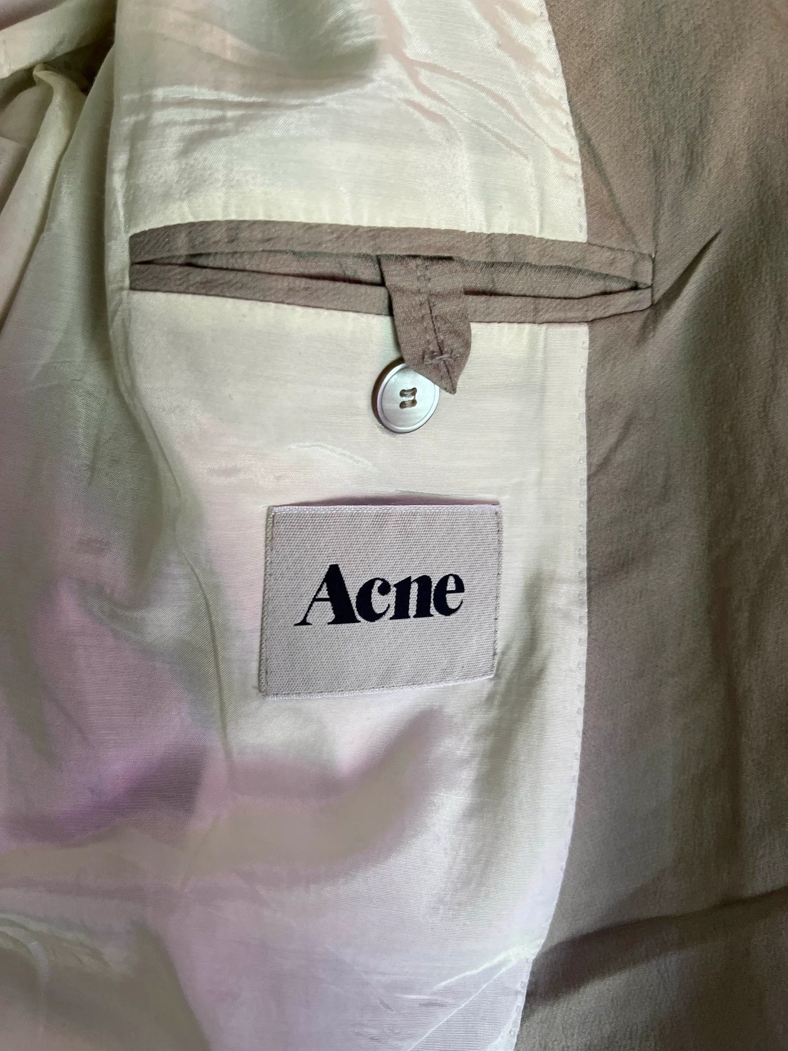 Acne Studios Acne Studios Eleven crinkled SS10 Blazer Size XS / US 0-2 / IT 36-38 - 3 Thumbnail