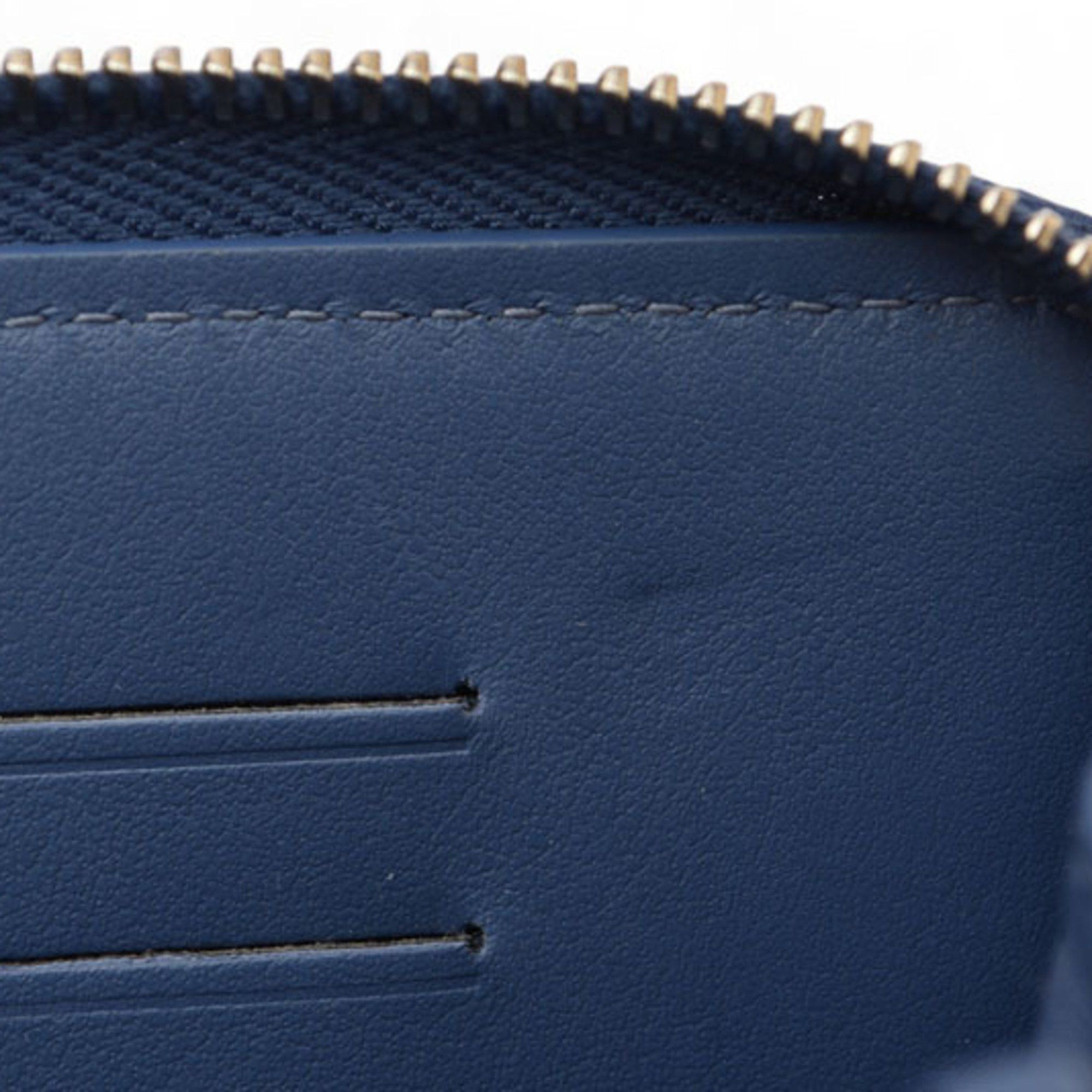 Chanel Chanel Wallet Bi-fold CHANEL A81973 Coco Mark Deauville Blue Tweed Size ONE SIZE - 13 Thumbnail